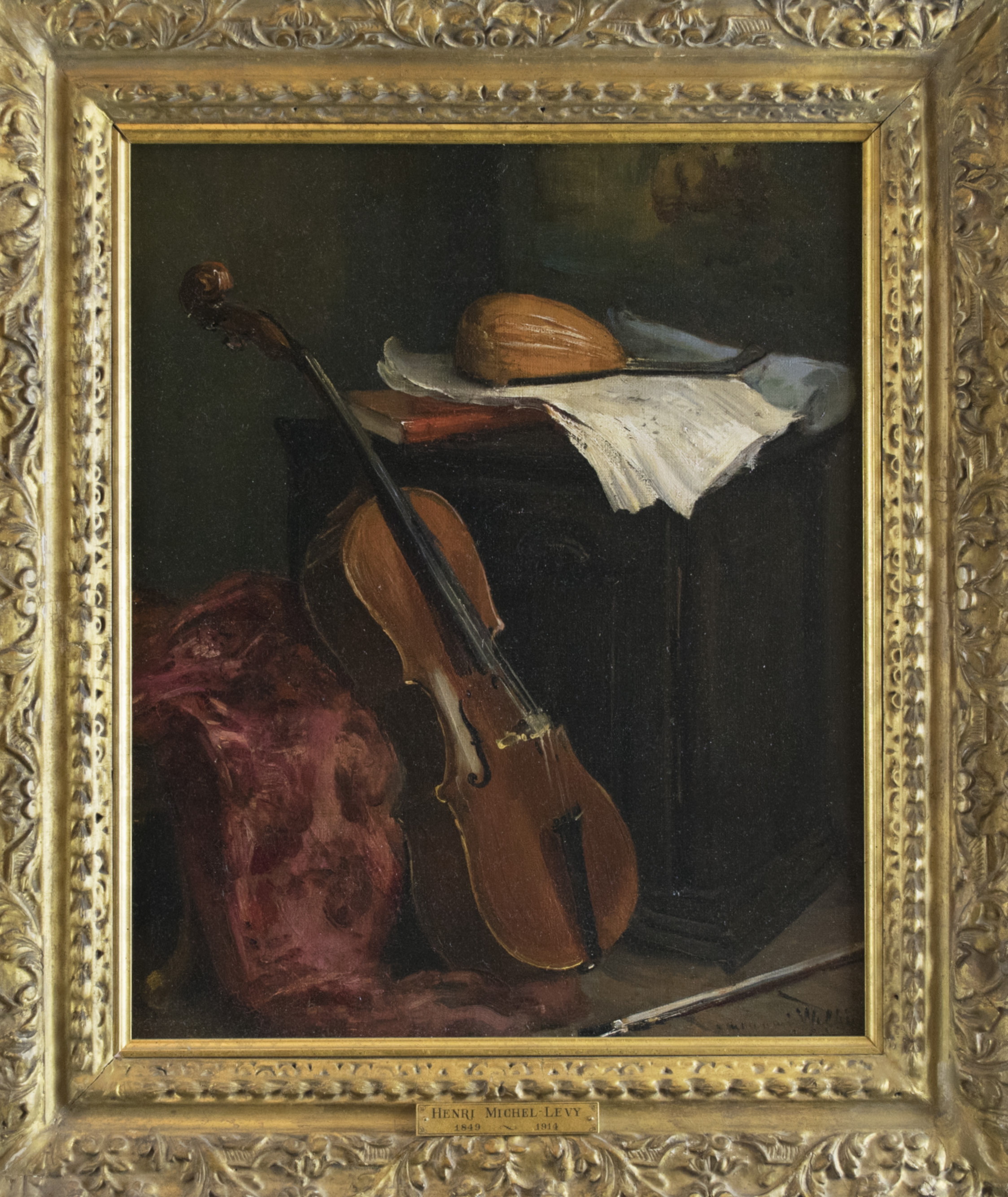 Картина виолончелист Курбе